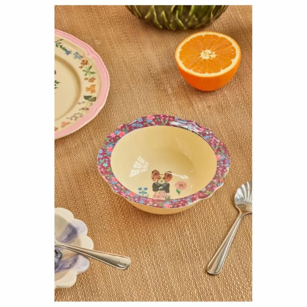 Bol en mélamine Vintage - Rice x Nathalie Lété | Rose