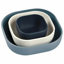 Bols en silicone - Set de 3 | Bleu marine