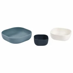 Bols en silicone - Set de 3 | Bleu marine