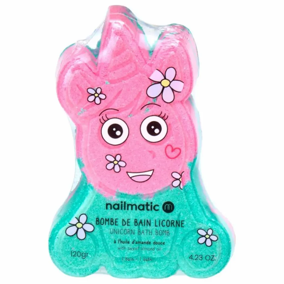 Bombe de bain Licorne Rose - 120g