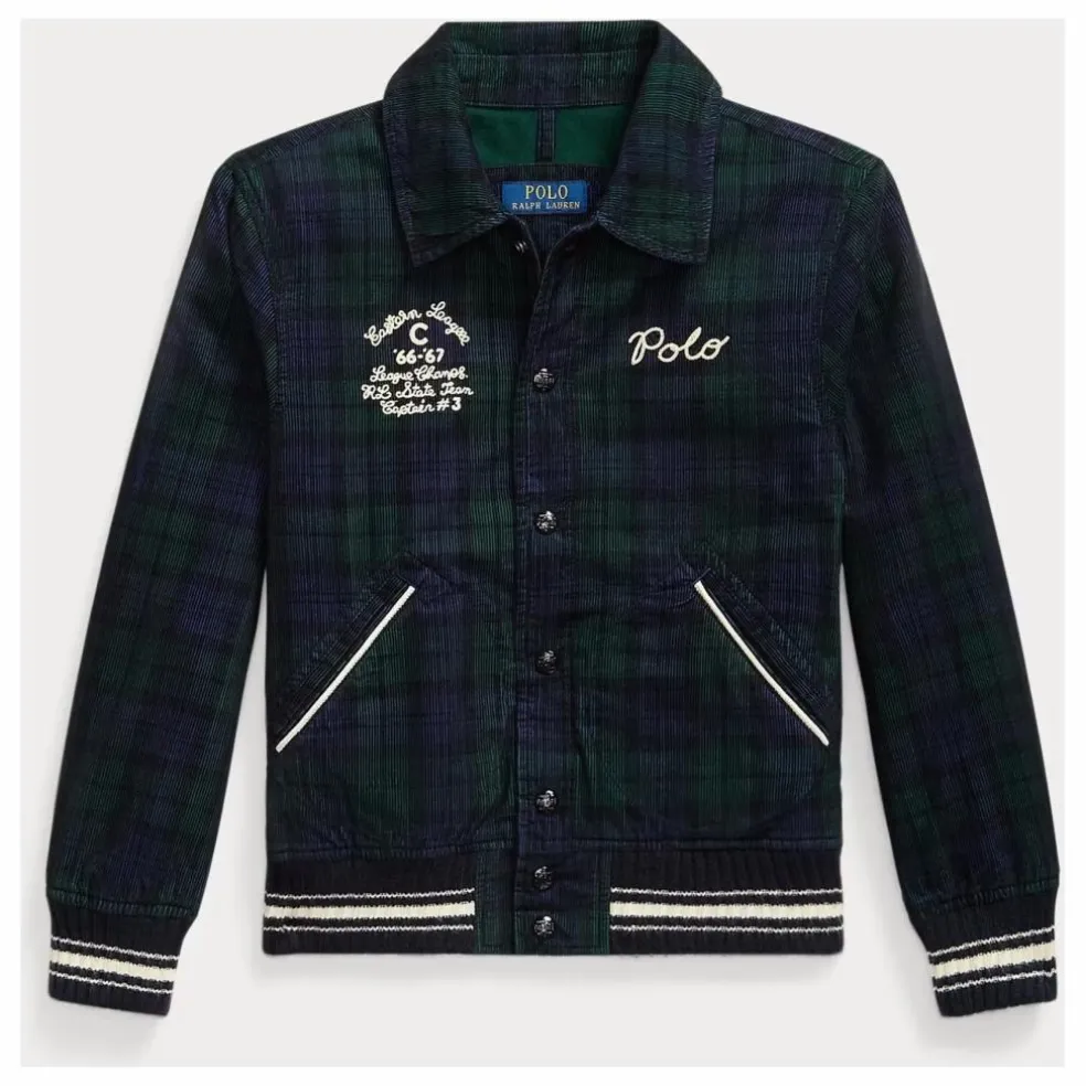 Bomber Carreaux | Bleu marine