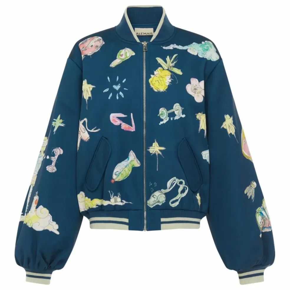 Bomber Daria Brodé | Bleu
