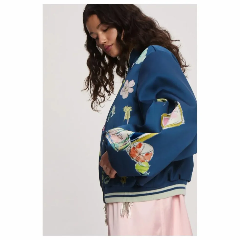 Bomber Daria Brodé | Bleu