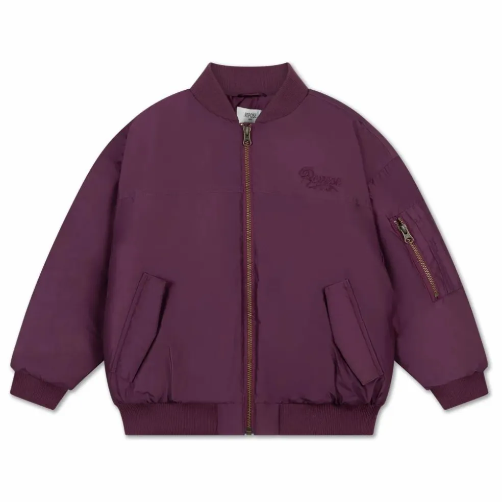 Bomber Fibres Recyclées | Violet