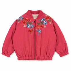 Bomber Juno Fleuri | Rose fuschia