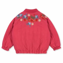 Bomber Juno Fleuri | Rose fuschia