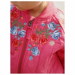 Bomber Juno Fleuri | Rose fuschia