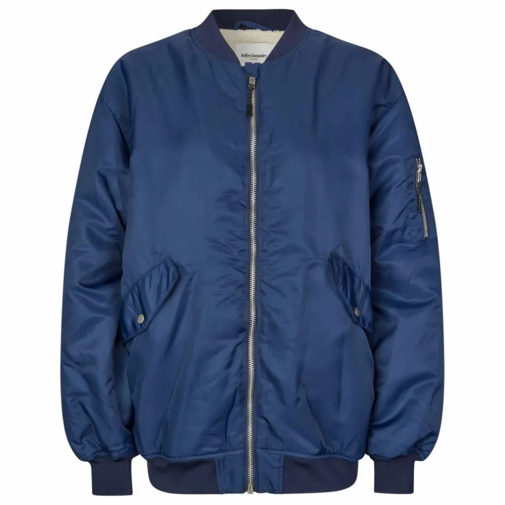 Bomber Lila | Bleu marine