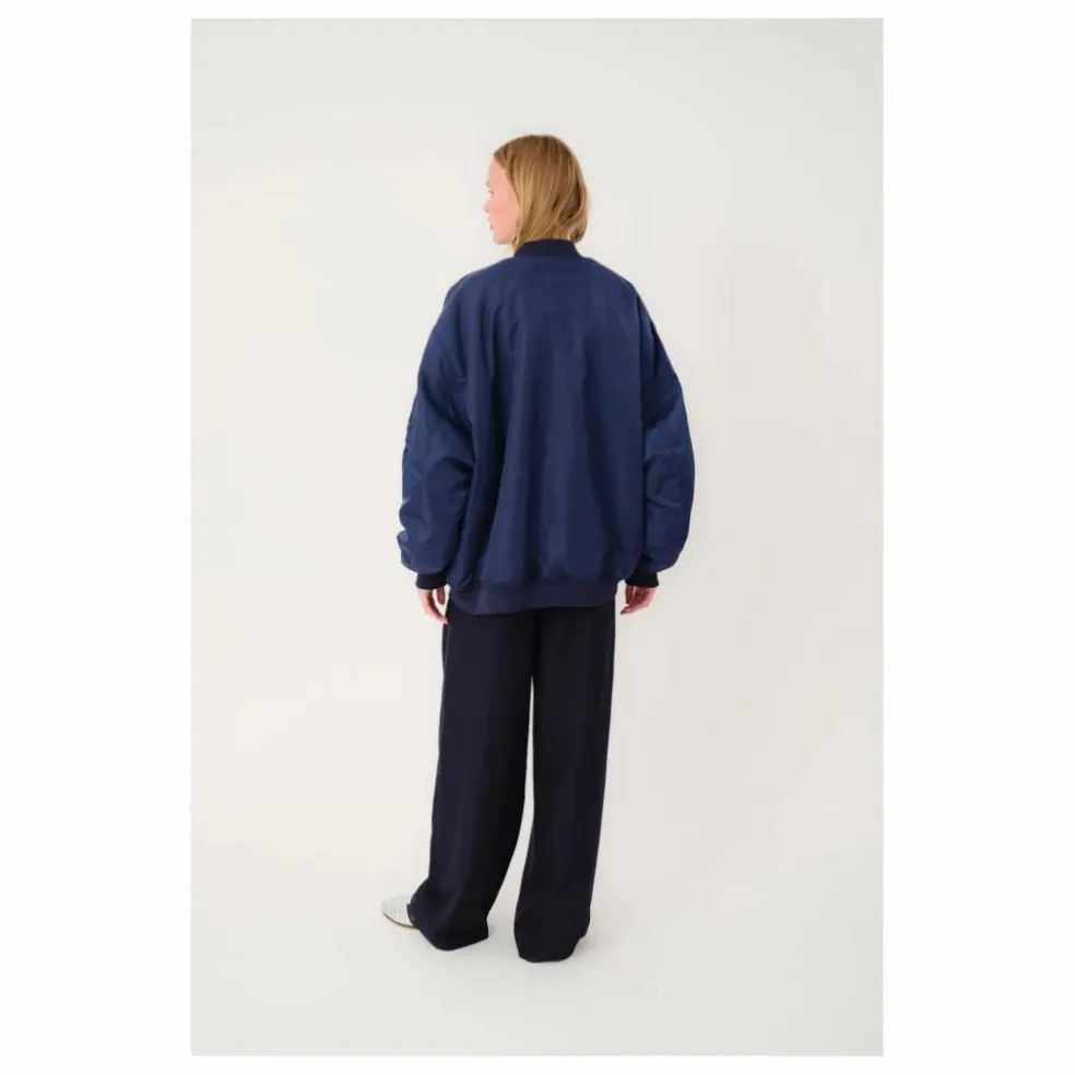Bomber Lila | Bleu marine