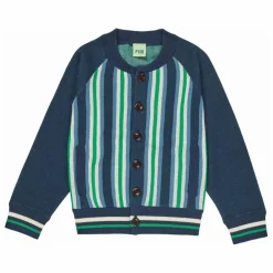 Bomber Maille Fine Coton Bio | Bleu marine