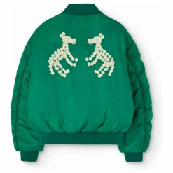 Bomber Panda Fibres Recyclées | Vert