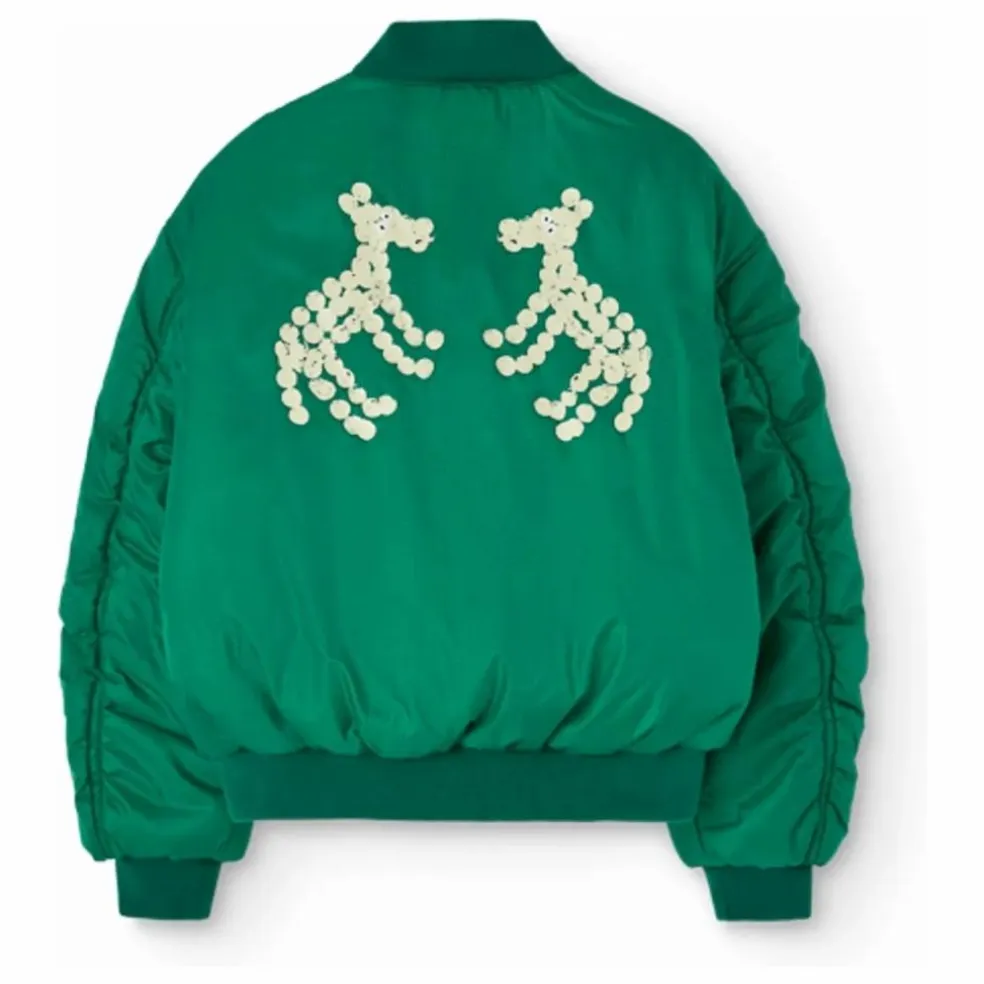 Bomber Panda Fibres Recyclées | Vert