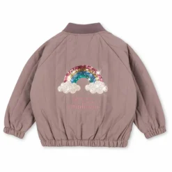 Bomber Sequins Juno Arc en Ciel | Mauve