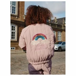Bomber Sequins Juno Arc en Ciel | Mauve