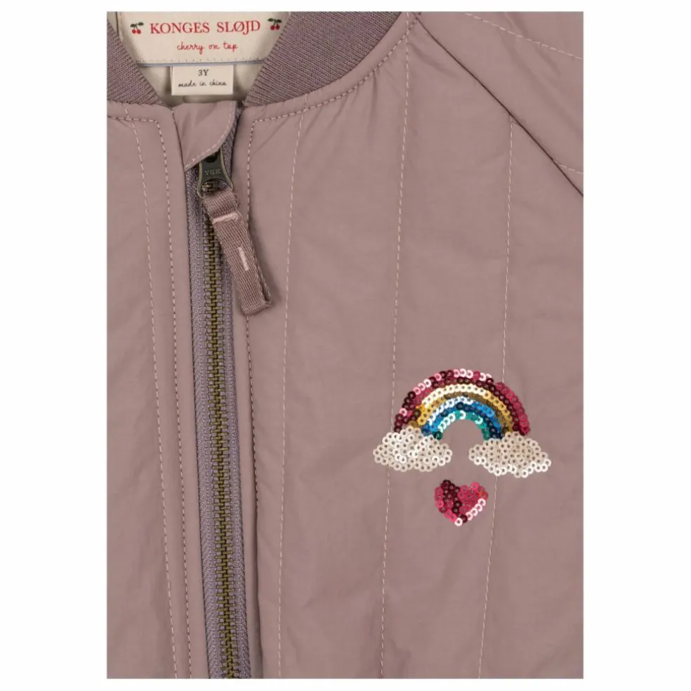 Bomber Sequins Juno Arc en Ciel | Mauve