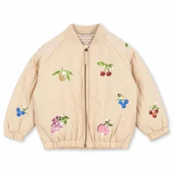 Bomber Sequins Juno Fruits | Ecru