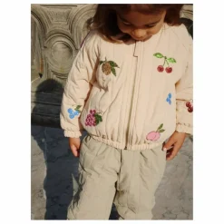 Bomber Sequins Juno Fruits | Ecru