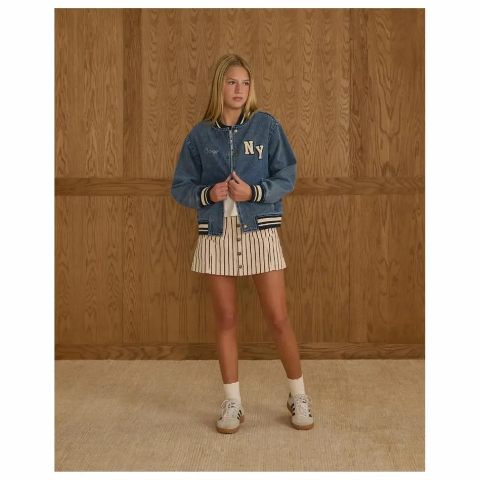 Bomber Varsity | Denim