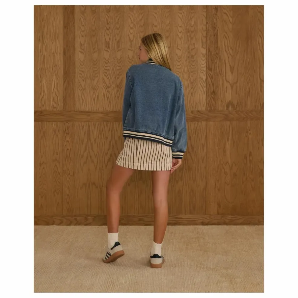 Bomber Varsity | Denim
