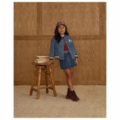 Bomber Varsity Mini | Denim