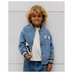 Bomber Varsity Mini | Denim
