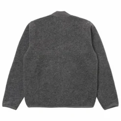 Bomber Zippé Laine | Gris