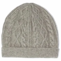 Bonnet à Torsades Cachemire | Gris
