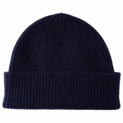 Bonnet adulte en laine vierge | Bleu marine