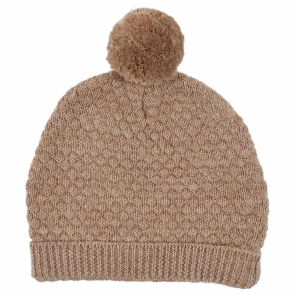 Bonnet Basile Laine | Beige chiné