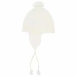 Bonnet Cachemire Pompon | Ecru