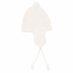 Bonnet Cachemire Pompon | Rose pâle