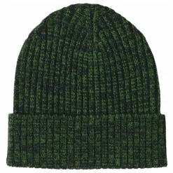 Bonnet Côtelé Laine de Mérinos | Vert