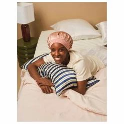 Bonnet de nuit en soie | Vieux Rose