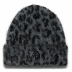 Bonnet Elia Léopard Alpaga | Gris