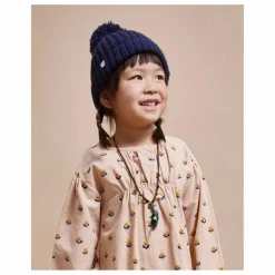 Bonnet Laine Alpaga | Bleu marine