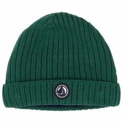 Bonnet Polaire Maille Côtelée | Vert sapin