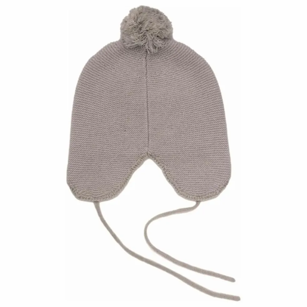 Bonnet Pom Pom Cachemire | Beige