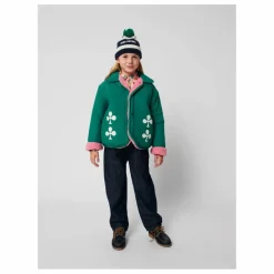 Bonnet Pompom Rayé Fibres Recyclées | Ecru