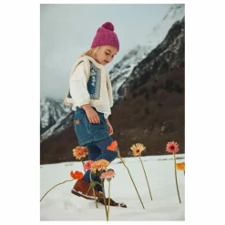 Bonnet Pompon Laine | Framboise
