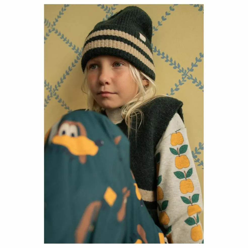 Bonnet Rayé | Vert