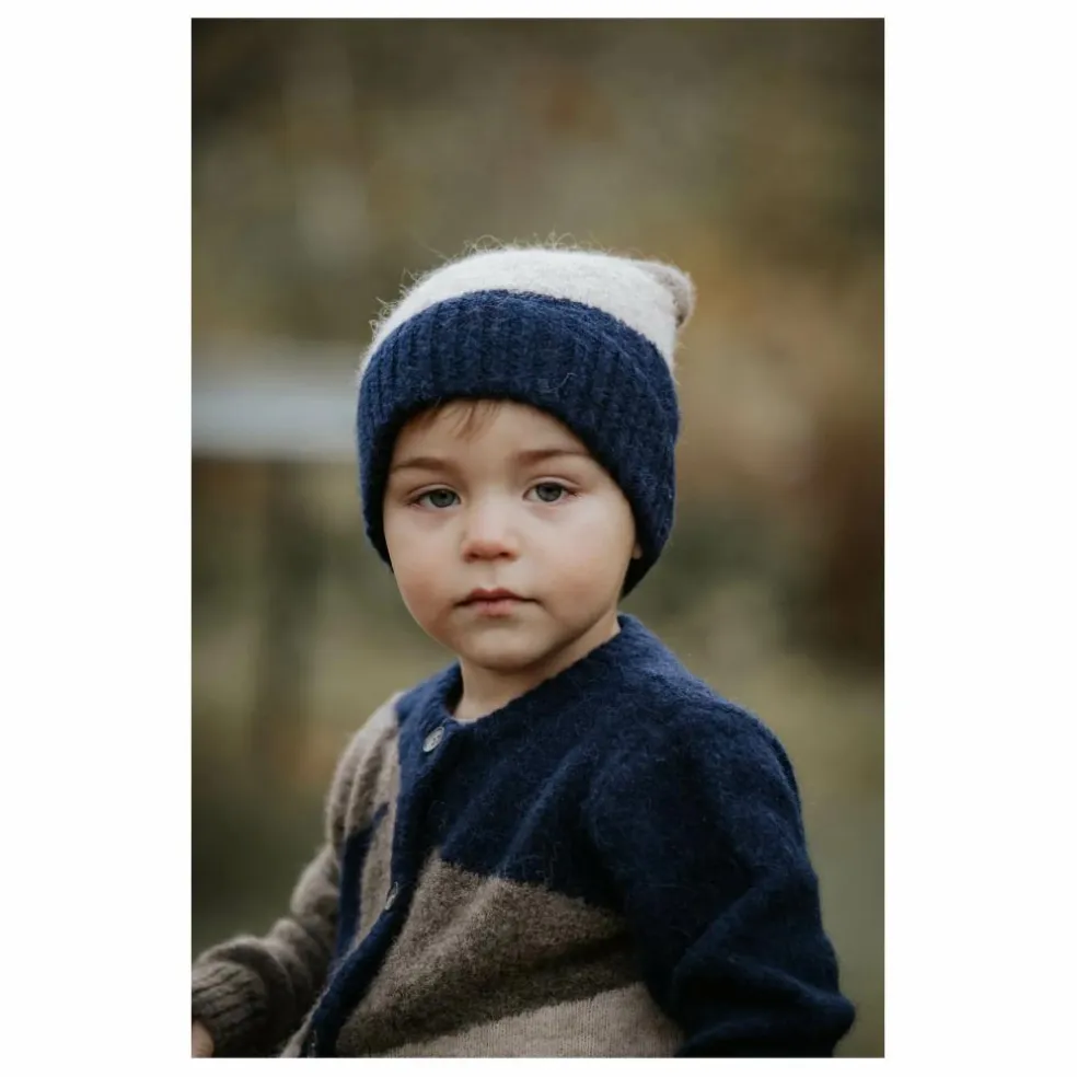 Bonnet Star Moon Laine Alpaga | Ecru