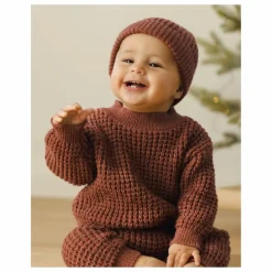 Bonnet Tricot | Rouge Brun