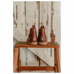 Boots Ankle Owl - Collection Uniqua | Marron
