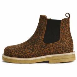Boots Du Cos Léopard | Marron