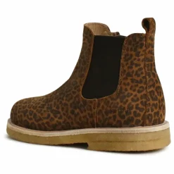 Boots Du Cos Léopard | Marron