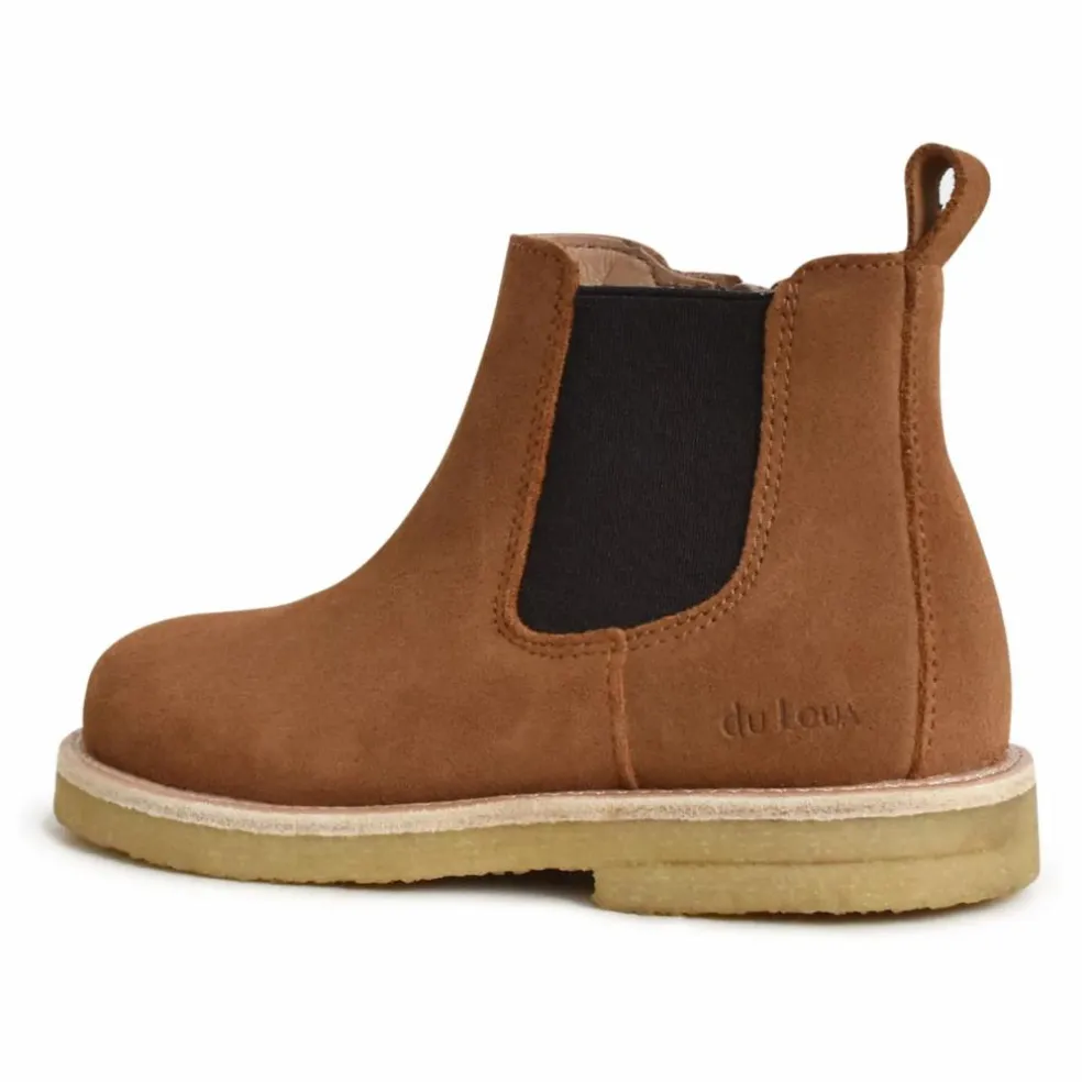 Boots Du Cos Suède | Cognac