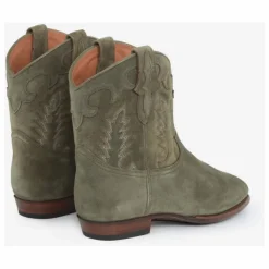 Boots Early Midnight Daim | Vert kaki