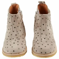 Boots Elastiquées Etoiles Cuir | Gris