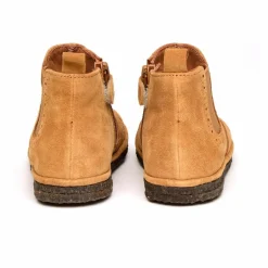 Boots en Daim Zip | Caramel