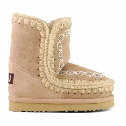 Boots Eskimo Strass Suède | Camel